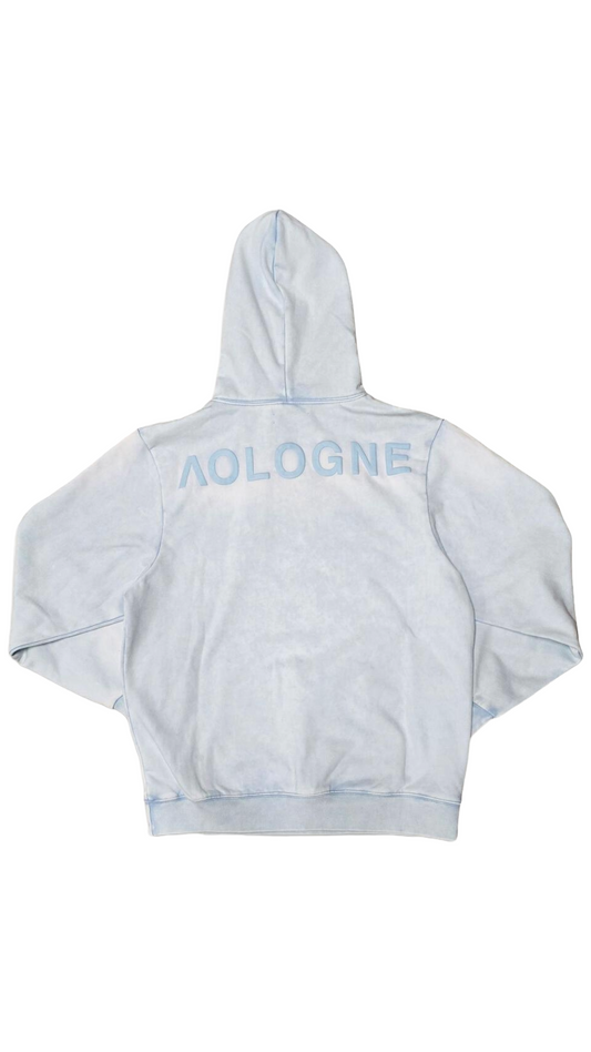 AOLOGNE "STAND ALONE" PWDR BLU HOODIE