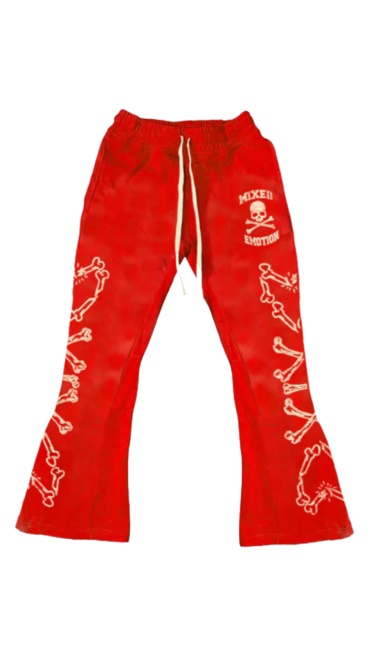 MIXED EMOTIONS "VALENTINE'S DAY" FLARE SWEATPANTS
