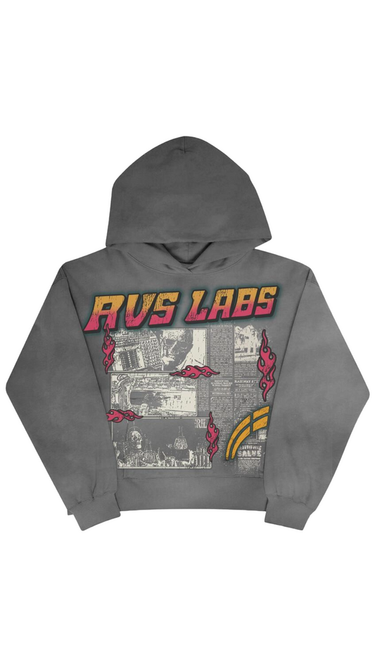 REVES WASHED "COMIC" HOODY