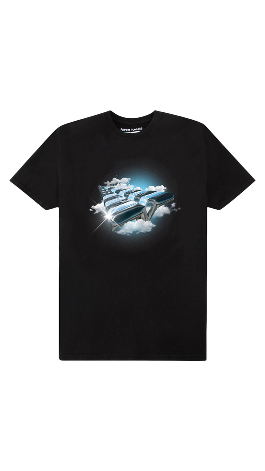 ABOVE THE CLOUDS TEE BLACK