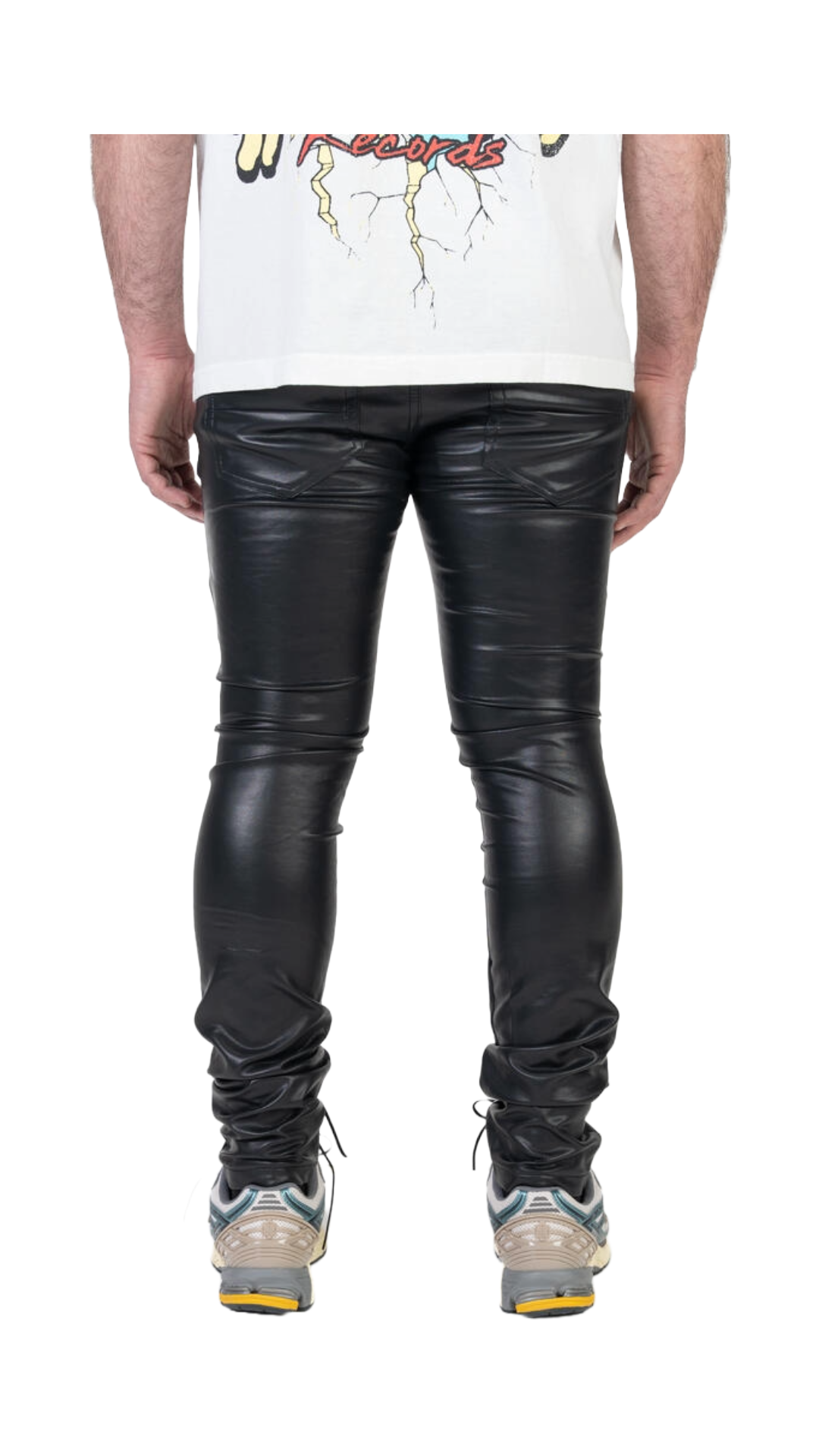 RELAPSE "NIGHT LIFE" LEATHER JEANS