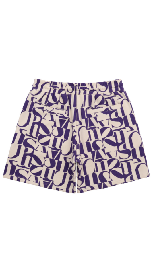 ALMOST SOMEDAY PUR "HARMONY" TERRY SHORTS