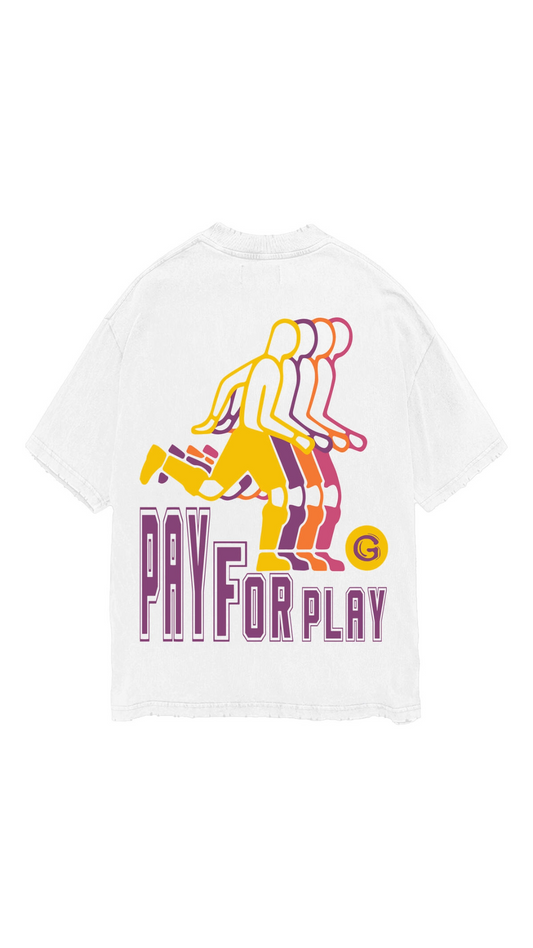 GALA "PAY FOR PLAY" TEE (WHITE)