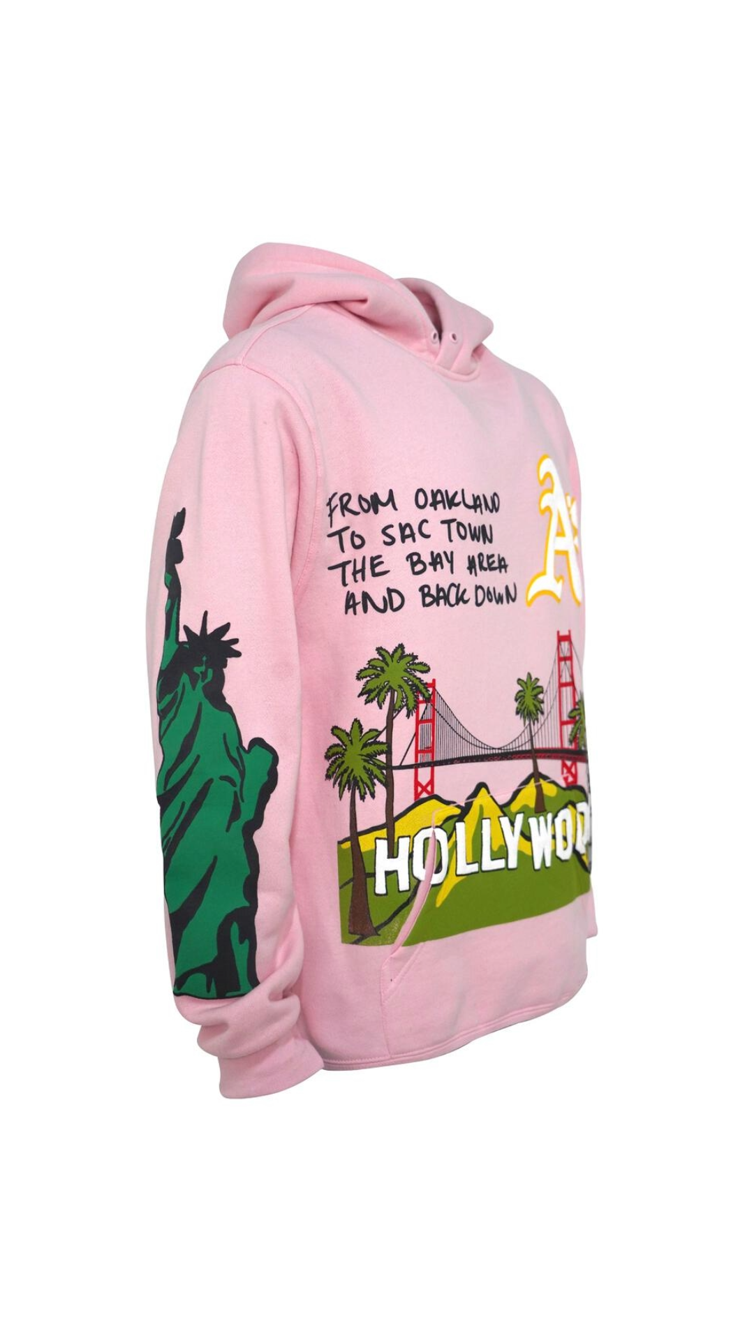 Cali To NYC Hoodie (Pink)