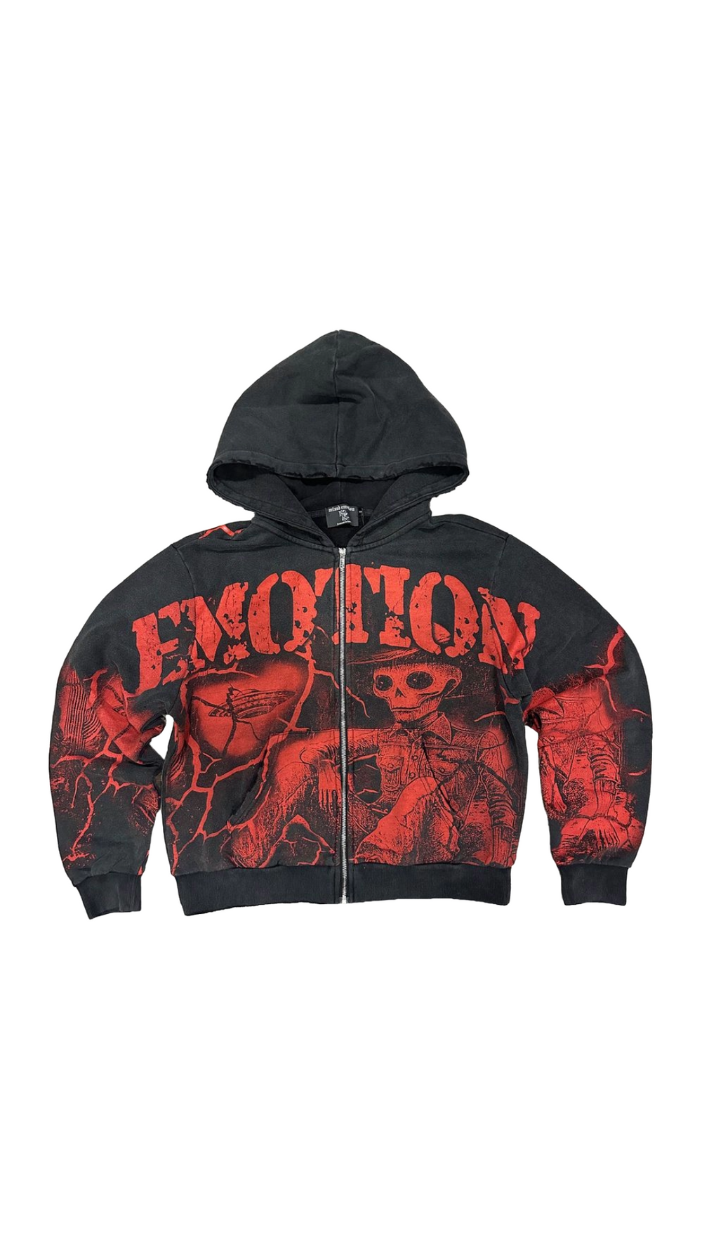 ME ACID WASH "DESERTED" HOODIE