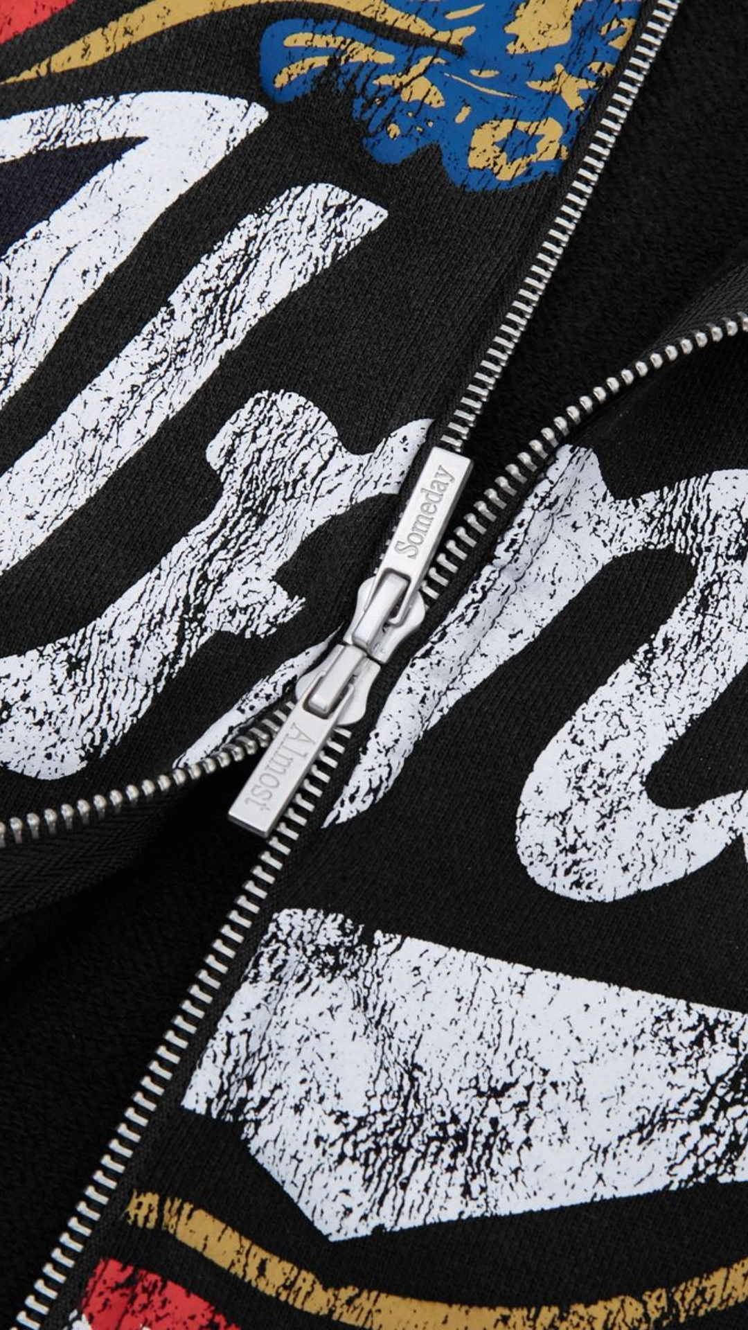 AS HIGH LIFE ZIPUP HOODIE (BLACK)
