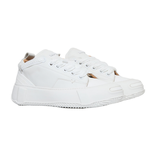 VALABASAS "VISION" WHITE LEATHER LOW TOP