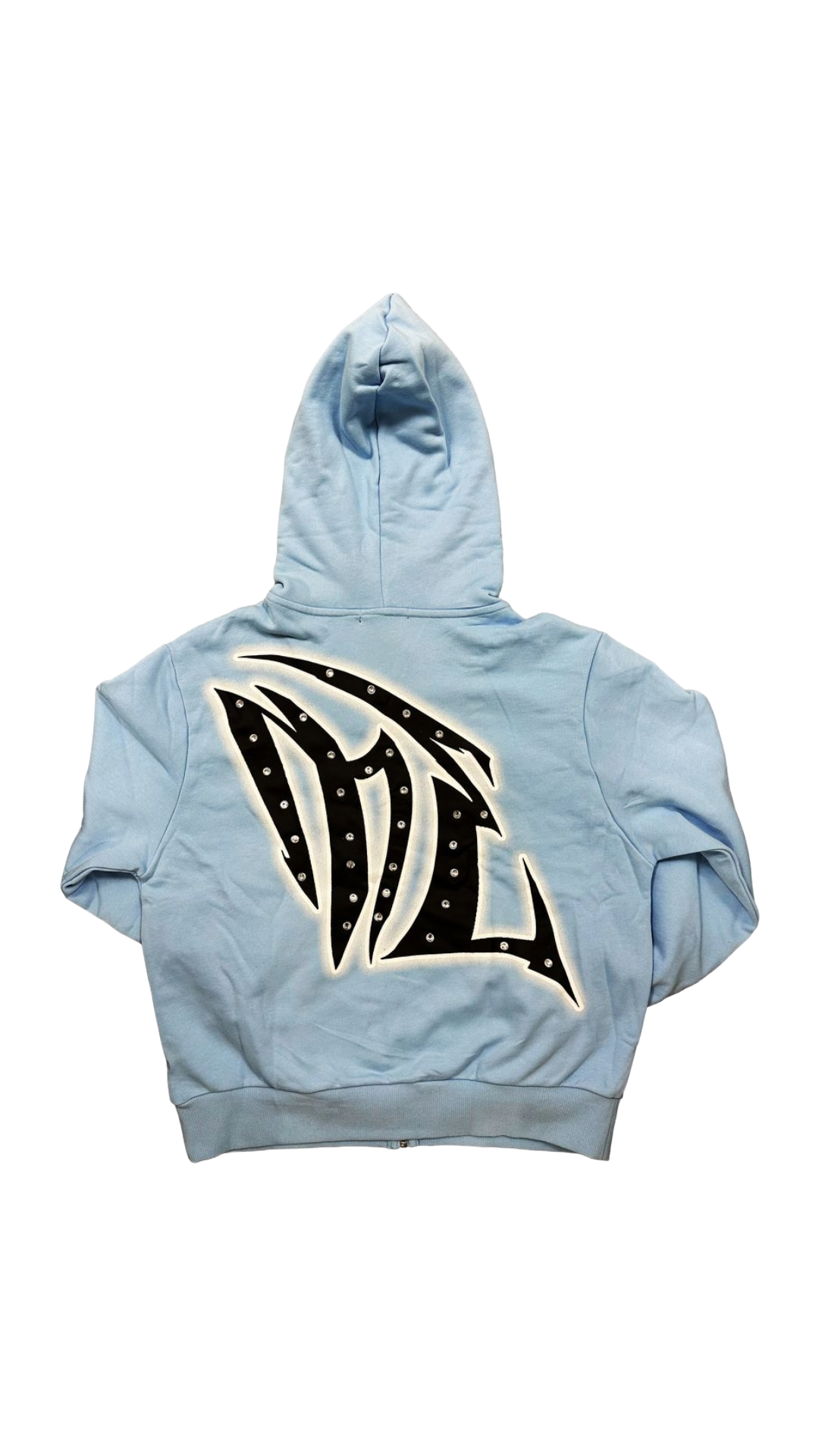 ME BLUE "GRAFFITI" ZIPPER HOODIE