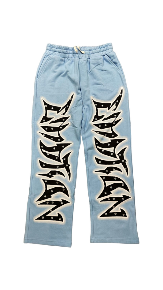 ME BLUE "GRAFFITI" PANTS