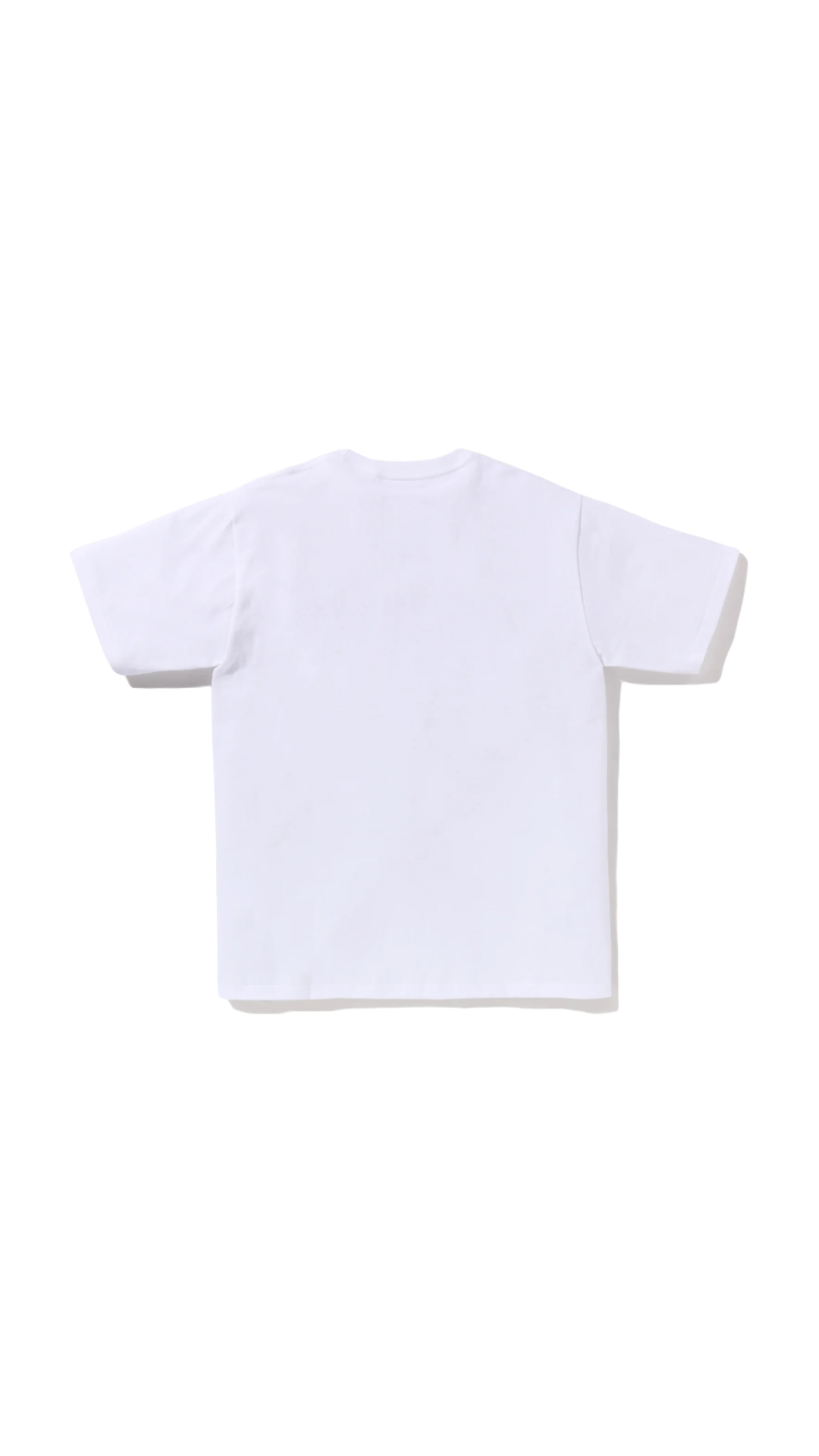 BAPE WGM APE HEAD OVERLAP TEE (WHITE)