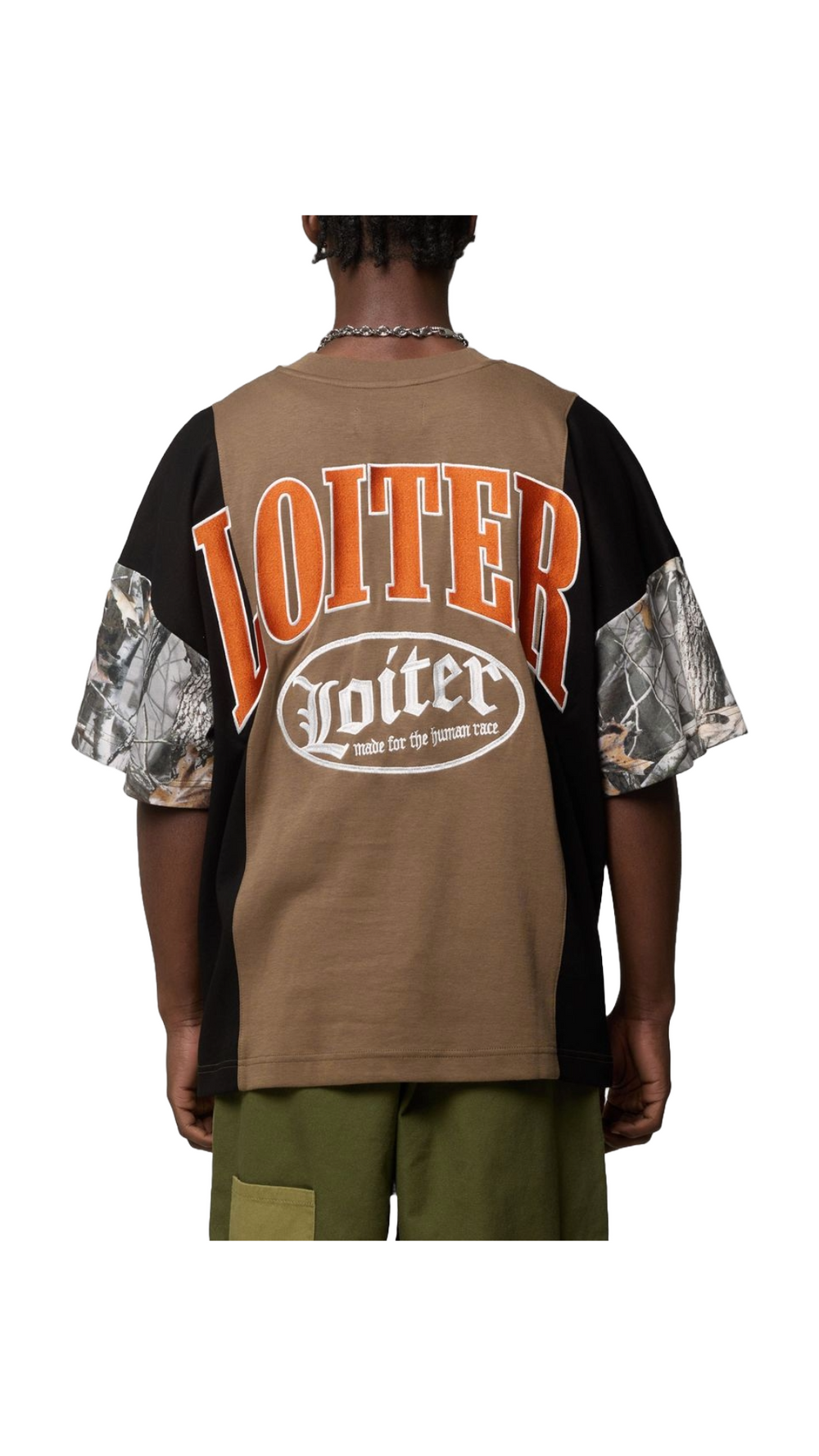 LOITER SPLINTER TEE (WOODLAND CAMO)