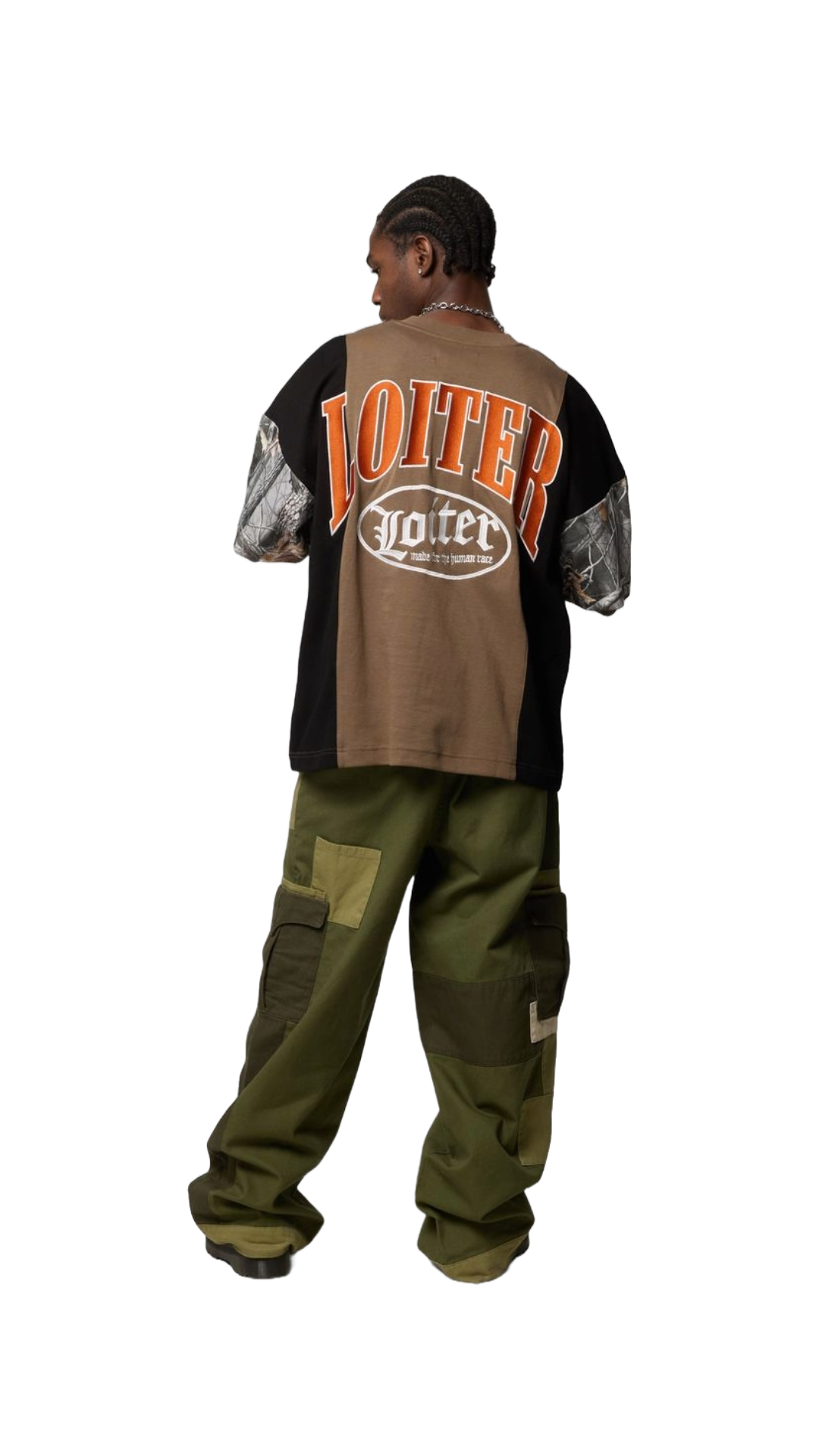 LOITER SPLINTER TEE (WOODLAND CAMO)
