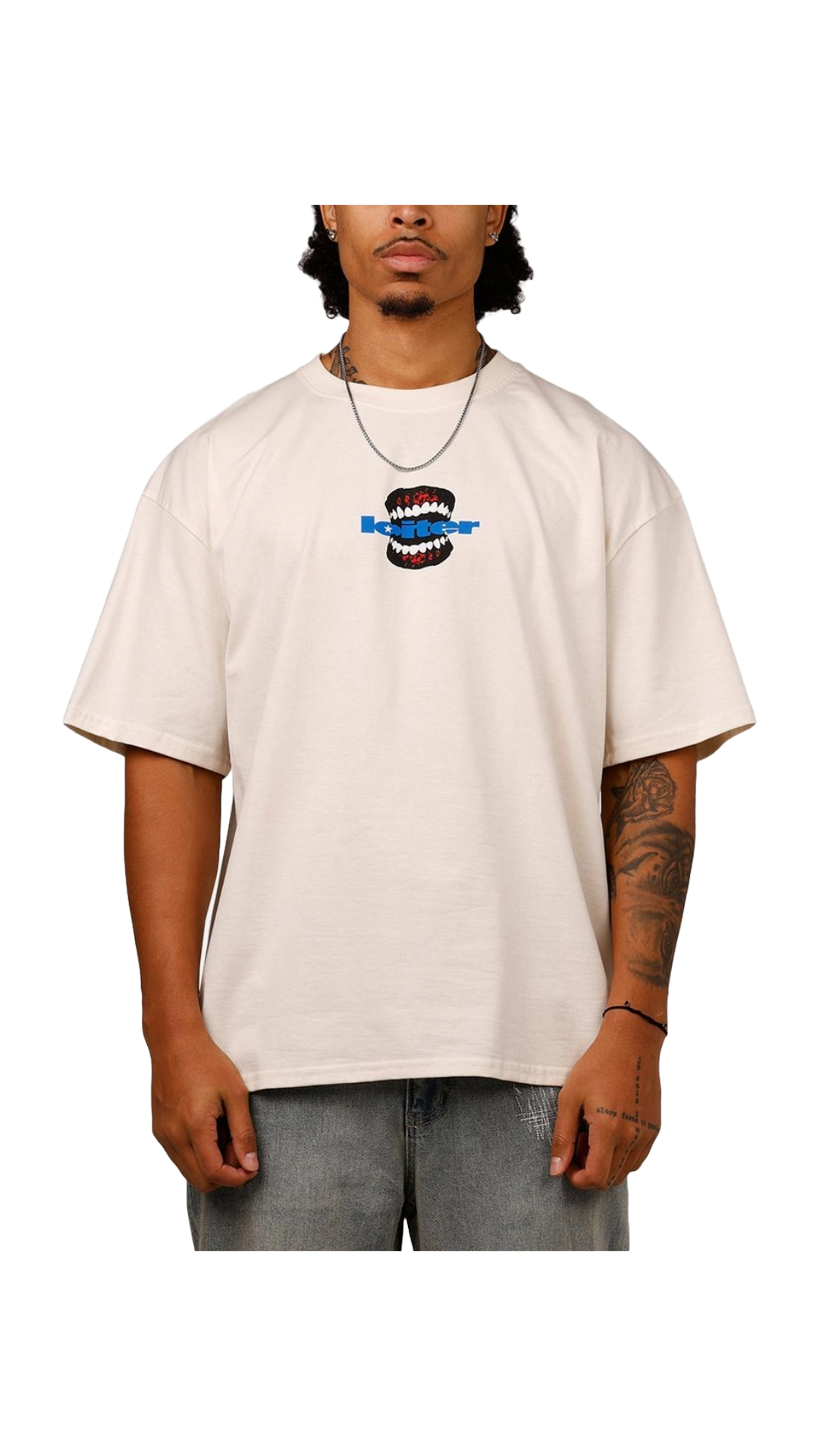 LOITER EMPIRE TEE (OFF WHITE)