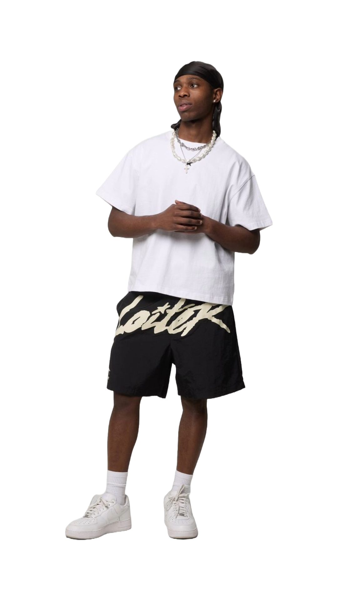 LOITER RODEO SHORTS (BLACK)