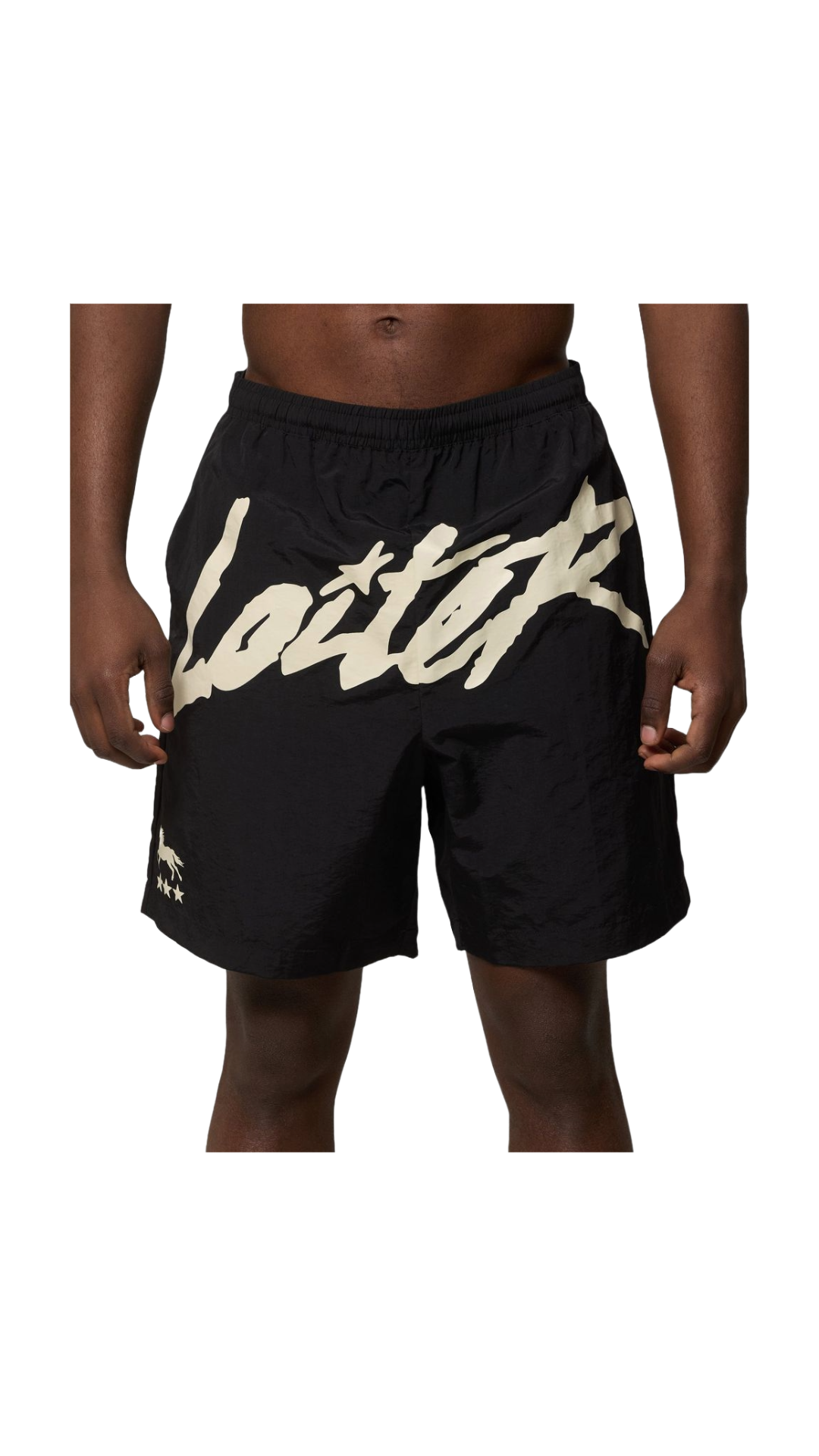 LOITER RODEO SHORTS (BLACK)