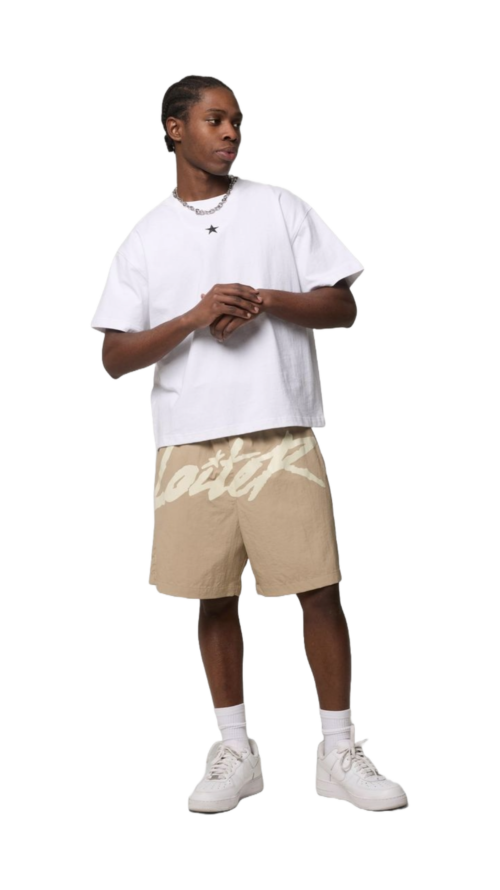 LOITER RODEO SHORTS (STONE)