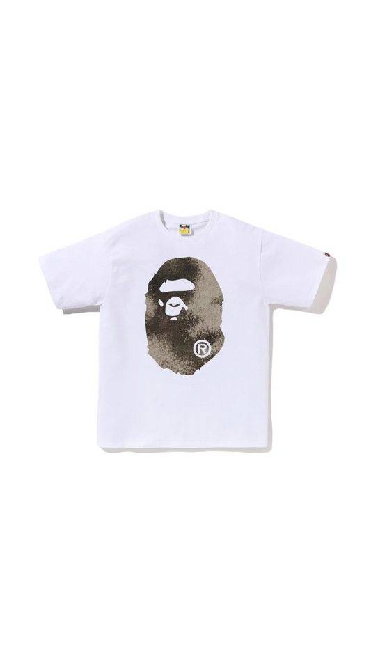 BAPE HIGH TONE BLEACH TEE (WHITE)