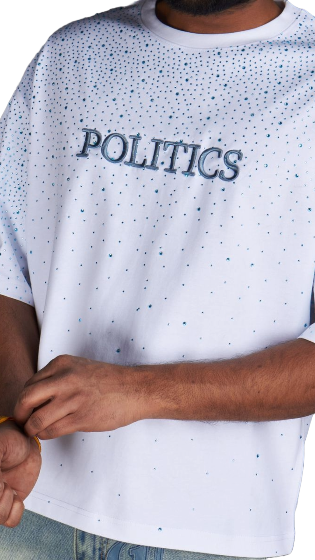 POLITICS "BINGLEY" TEE (BLUE)