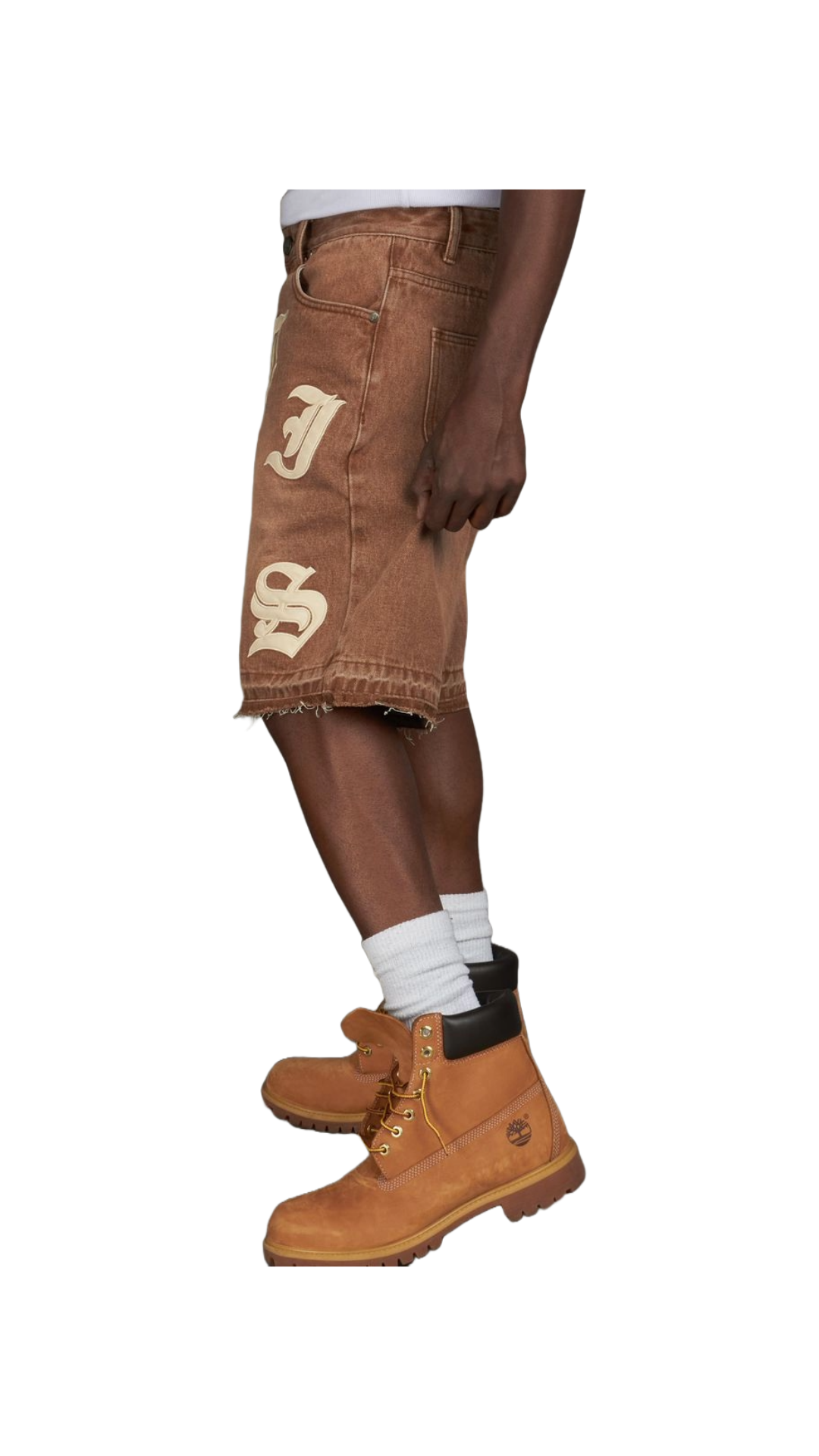 POLITICS "BETZ" SHORTS (BROWN WASH)