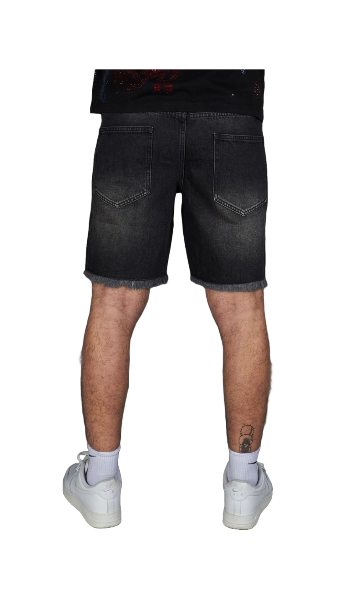 POLITICS "AUSTIN" JORTS (BLACK)