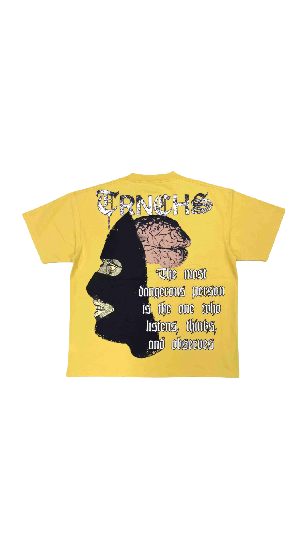 TRNCHS "DANGEROUS" YELLOW TEE
