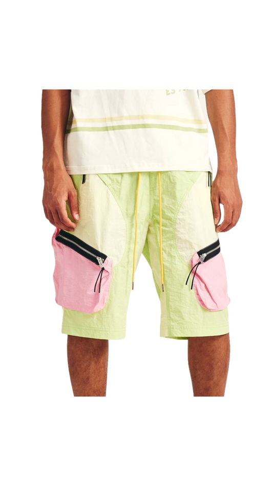 DSM NYLON MX SHORT (VOLT/PINK)