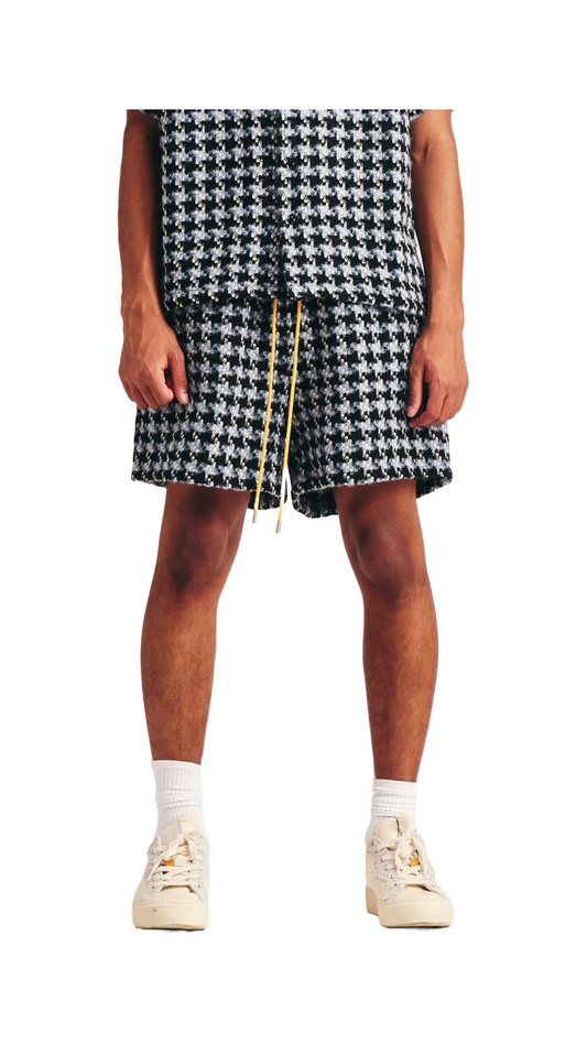 DSM TWEED SHORTS (BLUE MULTI)