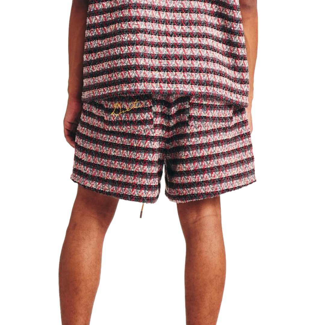 DSM TWEED SHORTS (RED MULTI)