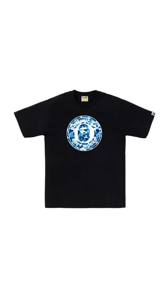BAPE ABC CAMO BUSY WORKS TEE (BLK/BLU)