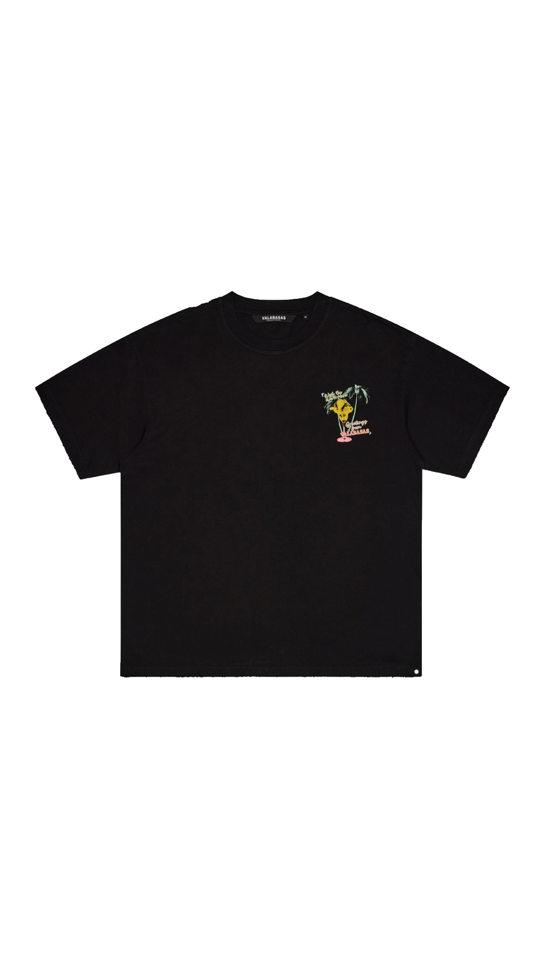 VALABASAS "GREETINGS" TEE (BLACK)