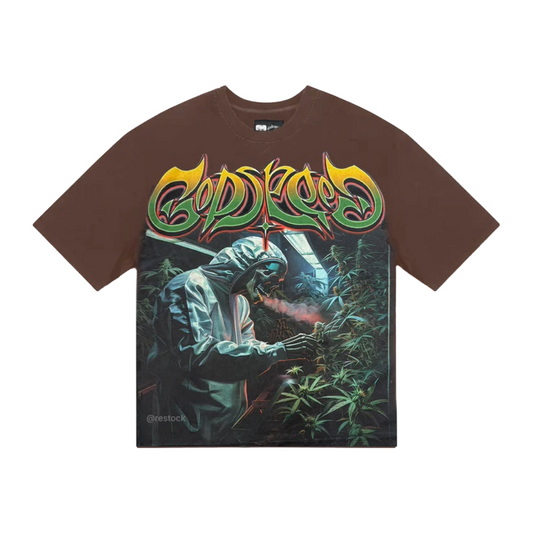 GODSPEED INDOOR GRABBA TEE (BROWN)