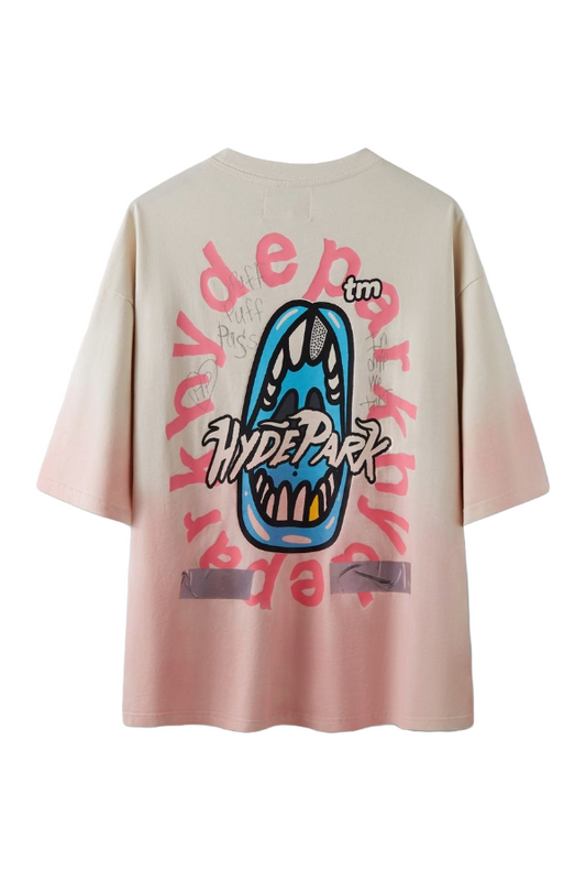 HP MONEY WHERE YOUR MOUTH IS TEE - STRAWBERRY MILK