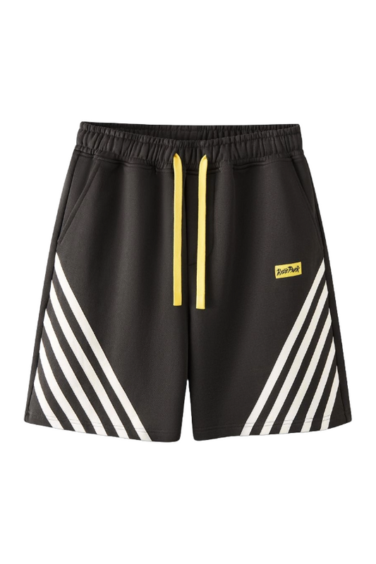 HP RELAXED STRIPED PANTS - BLACK