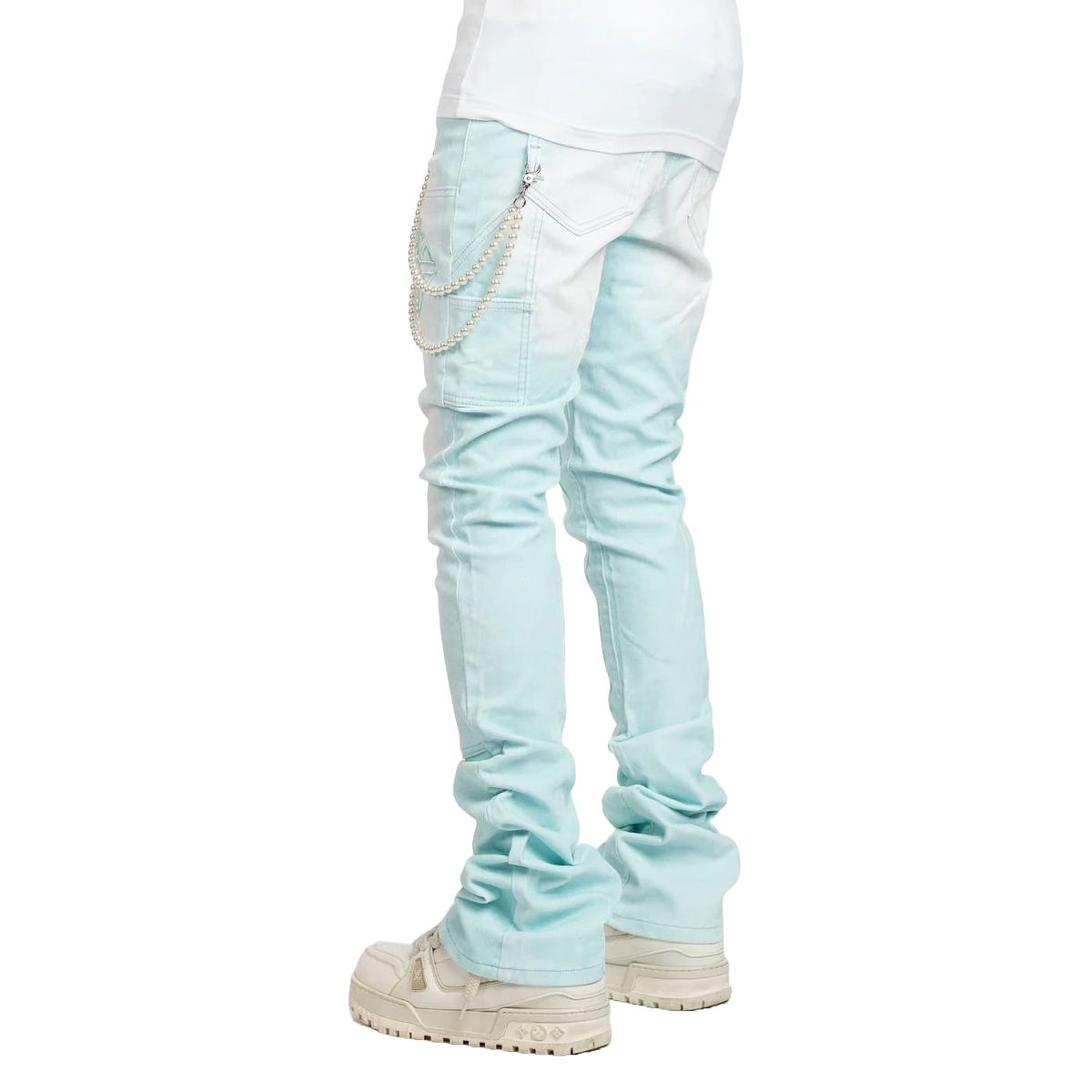 GUAPI VELVET TIFFANY CARPENTER STACKED DENIM