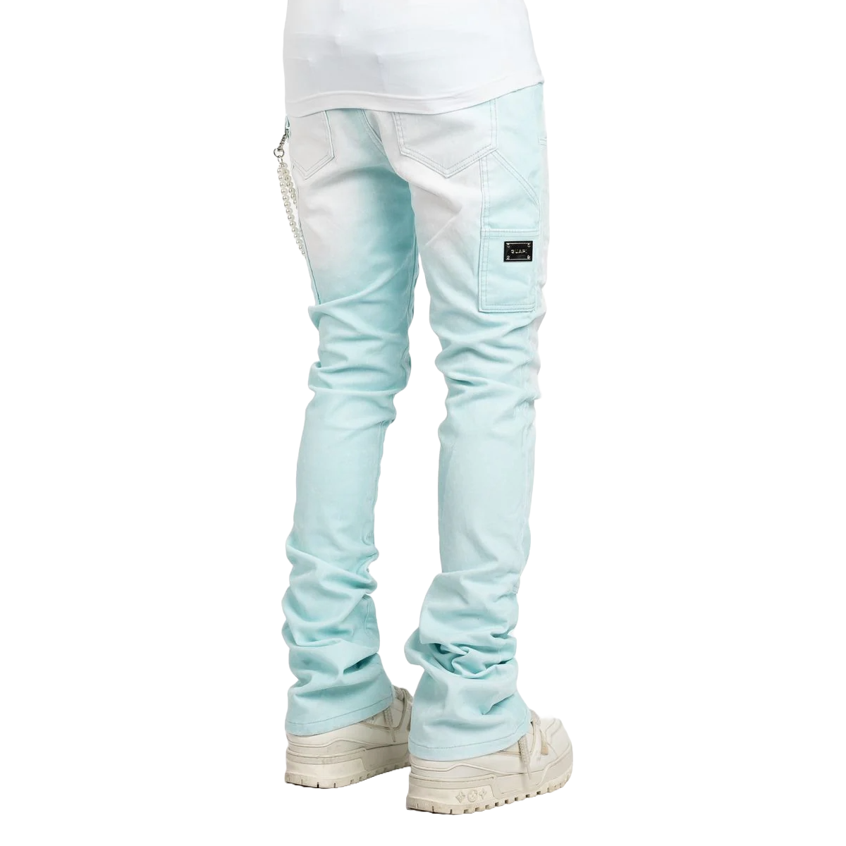 GUAPI VELVET TIFFANY CARPENTER STACKED DENIM