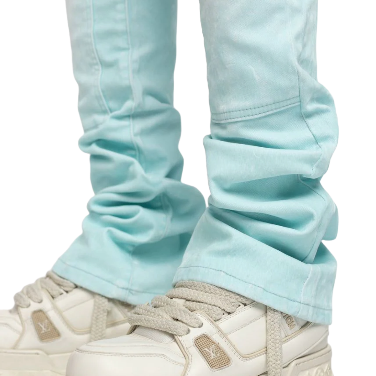 GUAPI VELVET TIFFANY CARPENTER STACKED DENIM
