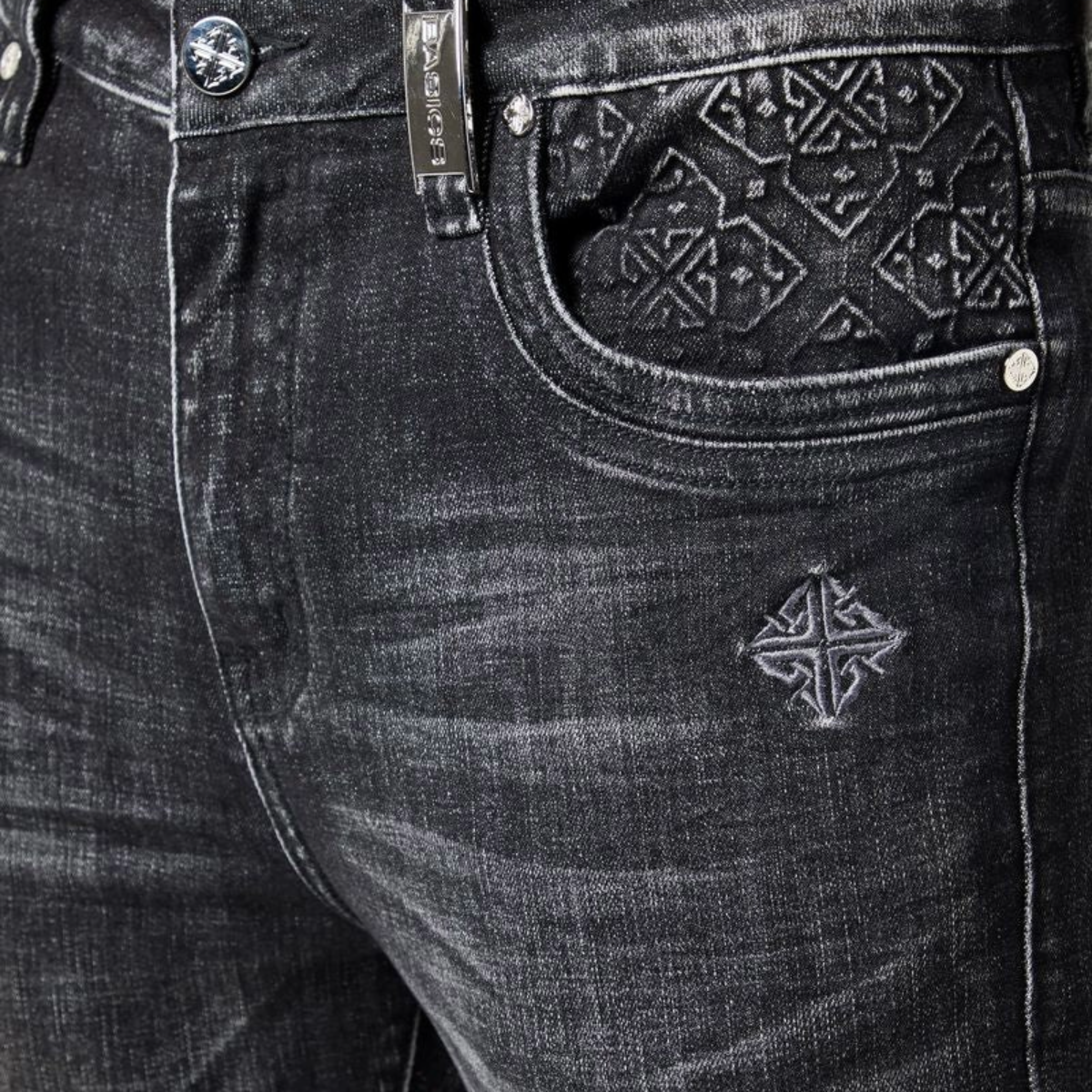 GUAPI IRON GREY BASICS STACKED DENIM V2