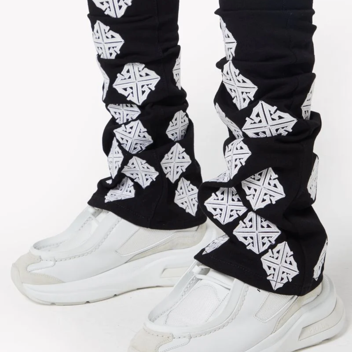 GUAPI GHOST ICON STACKED DENIM