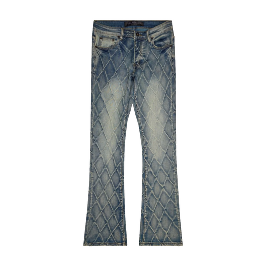 VALABASAS "TIRE" STACKED DENIM