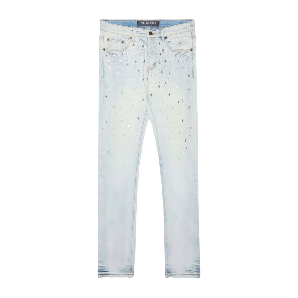VALABASAS "LUSTRI" LT. BLUE WASH SKINNY JEAN