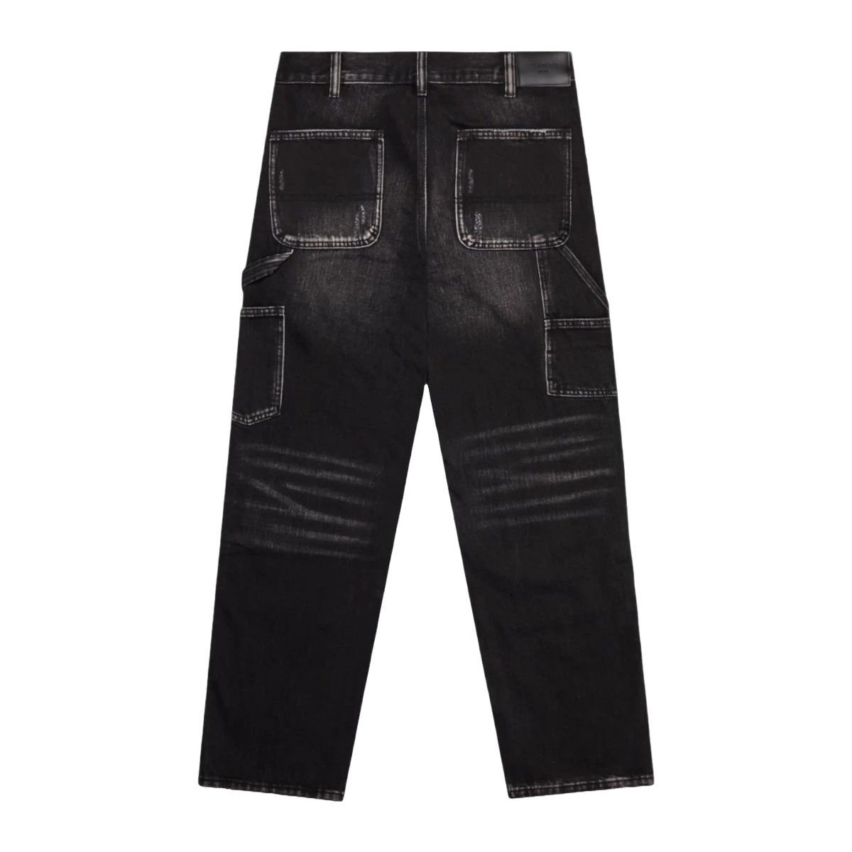 VALABASAS "INGENUITY" BLACK WASHED BAGGY DENIM JEAN