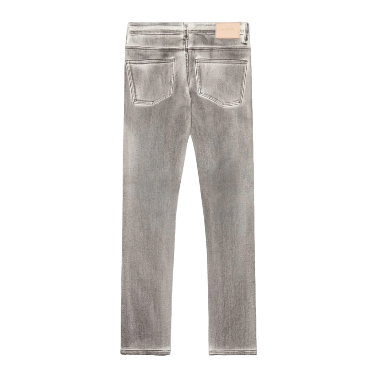 VALABASAS "RUNNER" WHITE GREY SKINNY DENIM