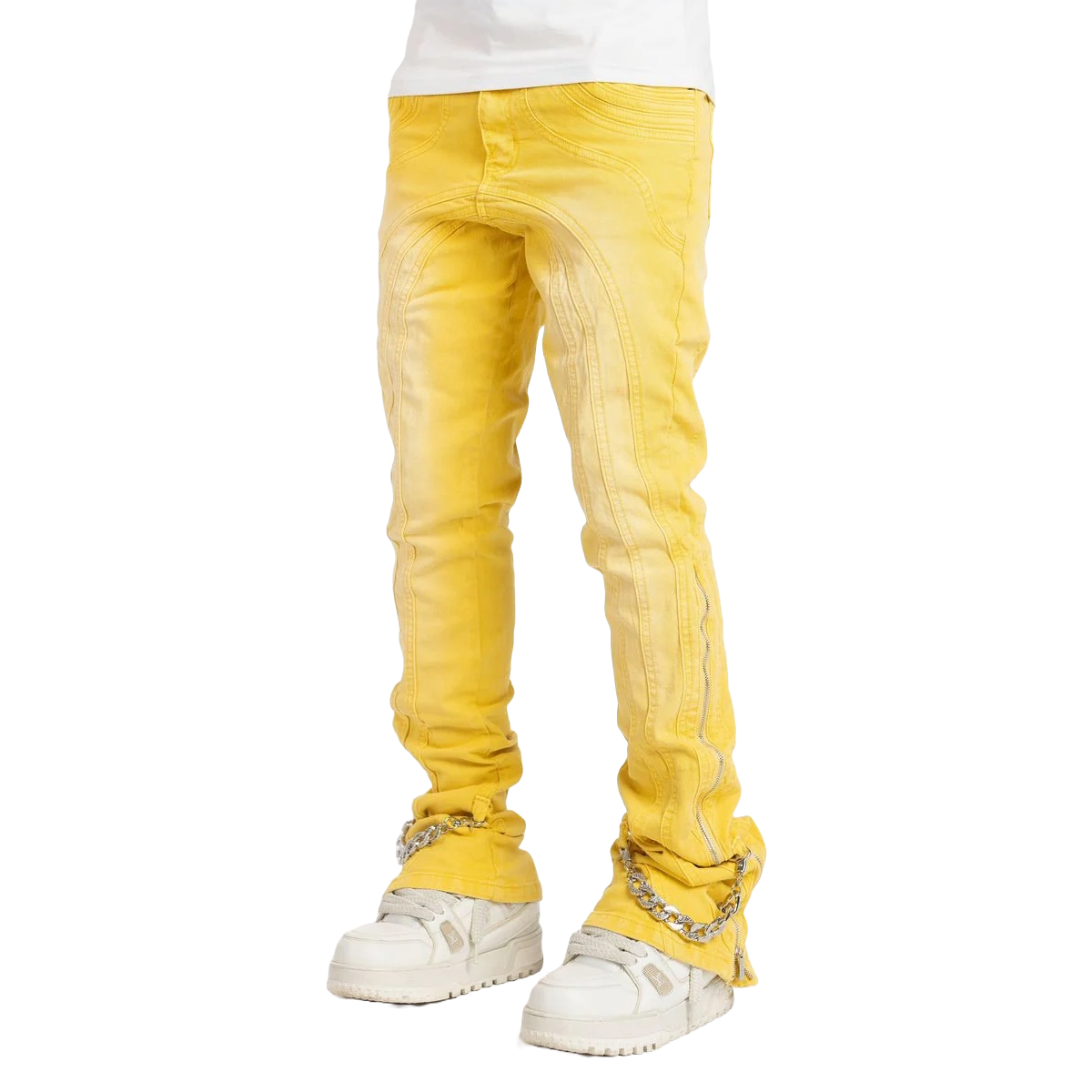 GUAPI CYPHER YELLOW CHAIN DENIM