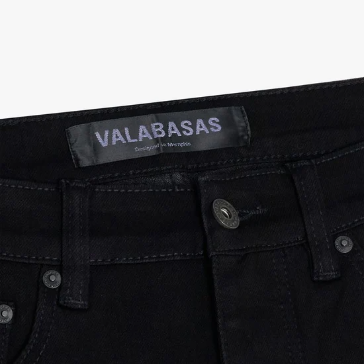 VALABASAS "MR.FLEX" BLACK 4 WAY STRETCH SKINNY JEAN