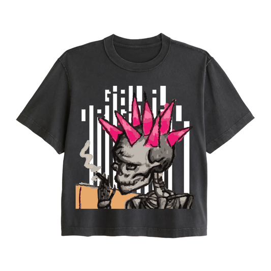 GALA NICOTINE TEE - BLACK