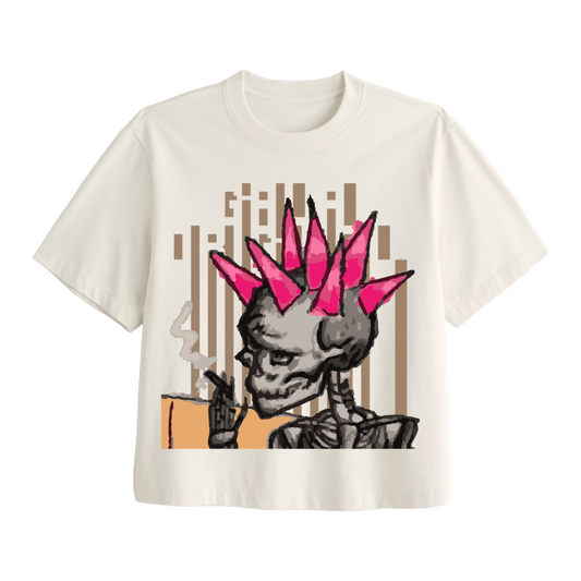 GALA NICOTINE TEE - WHITE