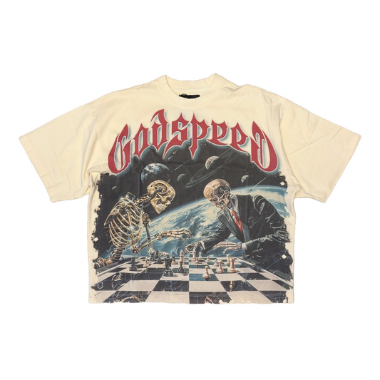 GODSPEED CHECKMATE TEE (BONE)