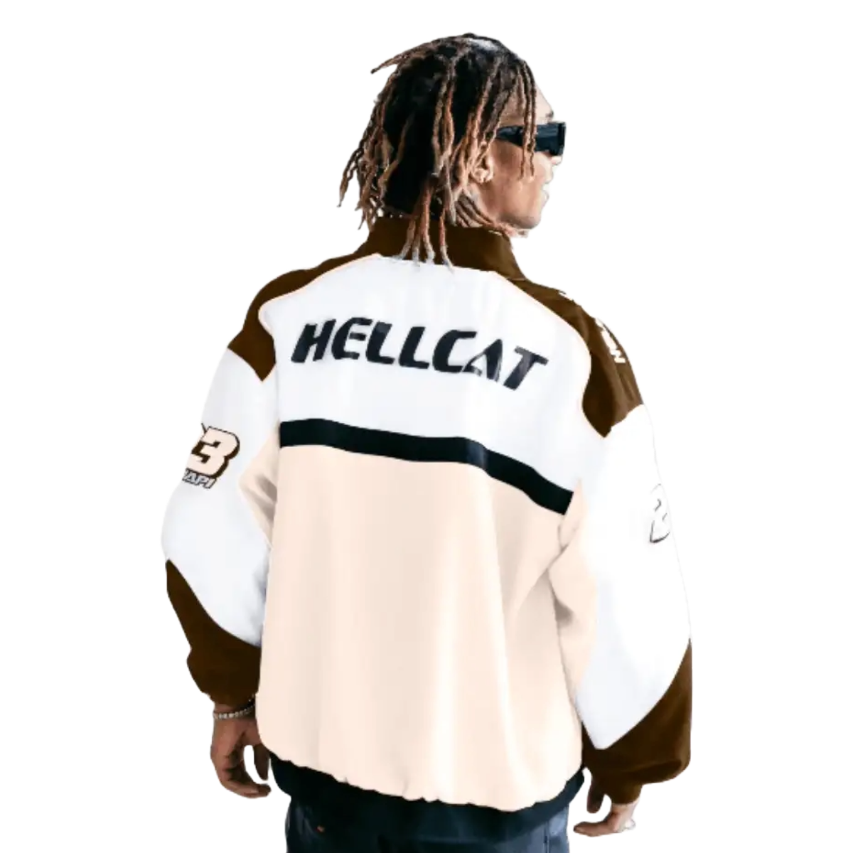 GUAPI CREAM DODGE HELLCAT RACER JACKET