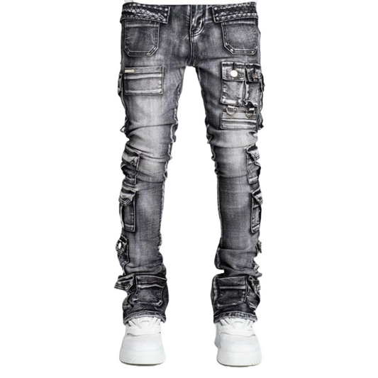 GUAPI IRON GREY TACTICAL STACKED DENIM