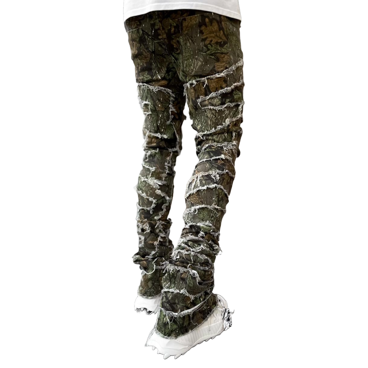 GUAPI CAMO BLOOD DIAMOND STACKED DENIM V2